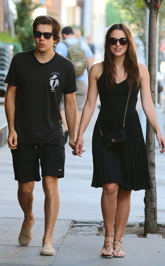 Keira Knightley Shows Slim Post Baby Body Flashes Smile